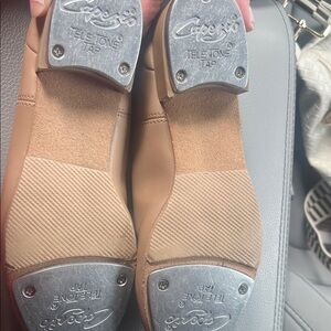 Capezio girls Beige Tap Shoes